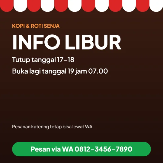 Contoh gambar info libur